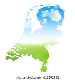 Netherlands Sky map icon