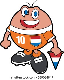 Netherlands Soccer Mascot