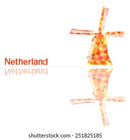 Netherlands symbol, vector illustration