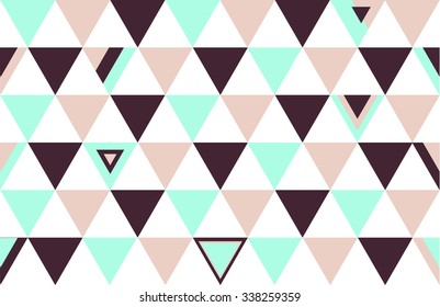 Netherlands Top Colors Background Triangle Polygon 2015 Vector Illustration