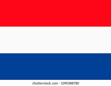 Netherlands vector flag