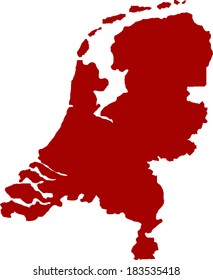 Netherlands Vector Map