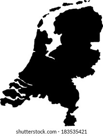 Netherlands Vector Map