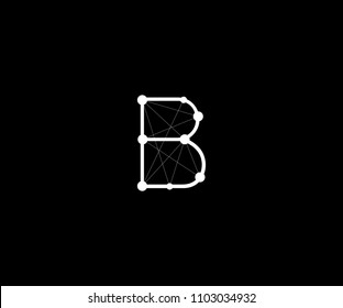 Nets Dots Letter B Logo