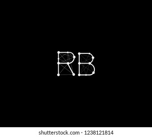 Nets Dots Letter RB Logotype