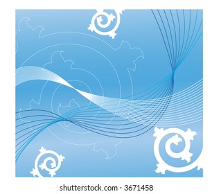 netting with coil design vector