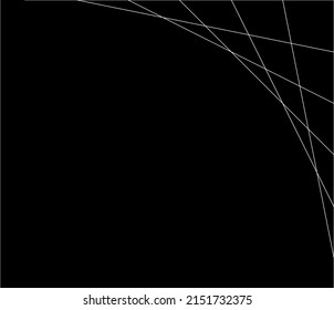 Netting, intersecting lines grid, mesh corners vector pattern, texture and background