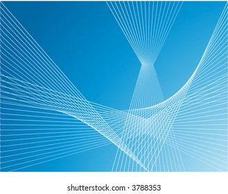 netting over blue