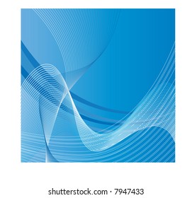 netting over blue