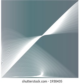 netting over blue grey