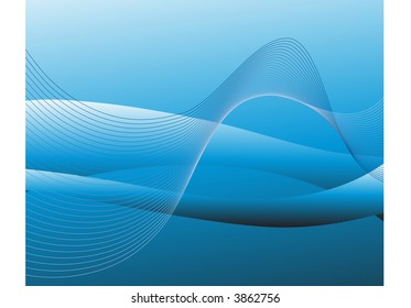 netting over blue series vector