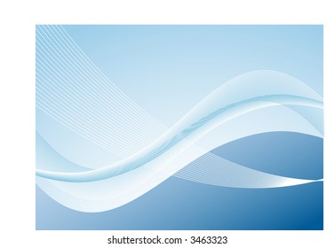 netting over blue and teal
