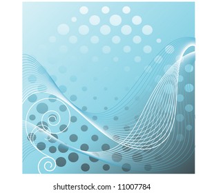 netting over circles with coil on bottom left  - use with or without