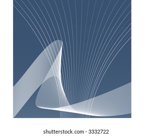 netting over khol blue vector