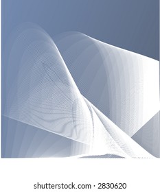 netting over kohl blue vector