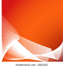 red sobre naranja/rojo