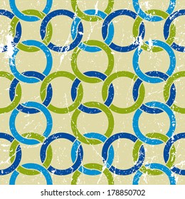 Netting seamless pattern, geometric vector background.