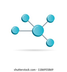 Network 3D Symbol, Vector Illustration