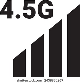 network 4.5G design vector asset