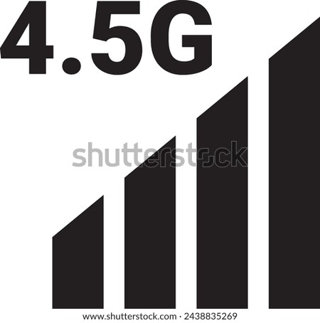 network 4.5G design vector asset