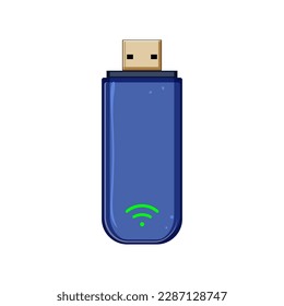 dibujos animados de módem de 5g de red. enrutador de tren, señal de módem de red de velocidad wifi 5g. ilustración vectorial de símbolo aislado
