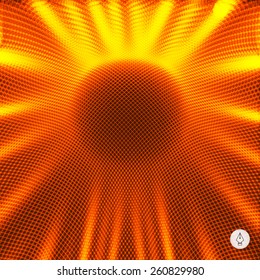 Network abstract background. 3d technology vector illustration. Can be used for banner, flyer, book cover, poster, web banners.
