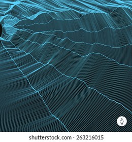 Network abstract background. 3d technology vector illustration. Can be used for banner, flyer, book cover, poster, web banners.
