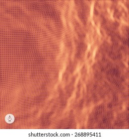 Network abstract background. 3d technology vector illustration. Can be used for banner, flyer, book cover, poster, web banners.
