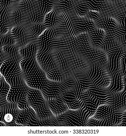 Network abstract background. 3d technology vector illustration. 