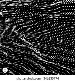 Network abstract background. 3d technology vector illustration. 