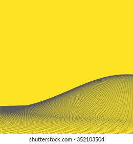 Network abstract background. 3d technology vector illustration.