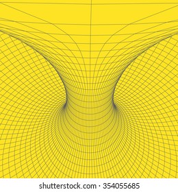 Network abstract background. 3d technology vector illustration.