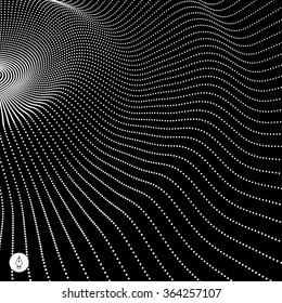 Network abstract background. 3d technology vector illustration. 