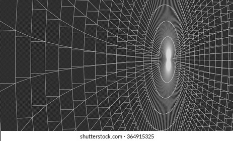 Network abstract background. 3d technology vector illustration.Abstract globe.3D Sphere with Lines.