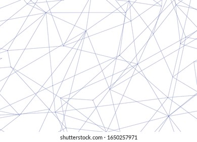 Network abstract connection isolated on white background.Network technology background with dots and lines for backdrop and ai design. Modern abstract concept.Vector illustration of network technology