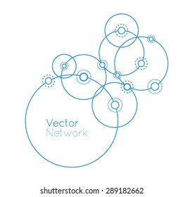 Network. Abstract Technology Vector illustration