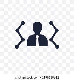 network adminstrator transparent icon. network adminstrator symbol design from Networking collection. Simple element vector illustration on transparent background.