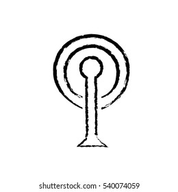 network antenna Icon Vector Illustration