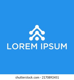 Network application technology logo design