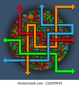 Network Arrows on Technology & Media 