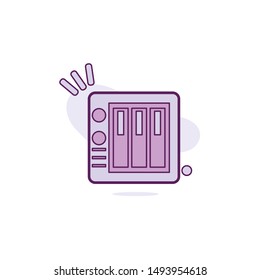 Network Attached Storage NAS Vector