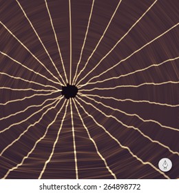 Network background. 3d technology vector illustration. Can be used for wallpaper, web page background, web banners.
