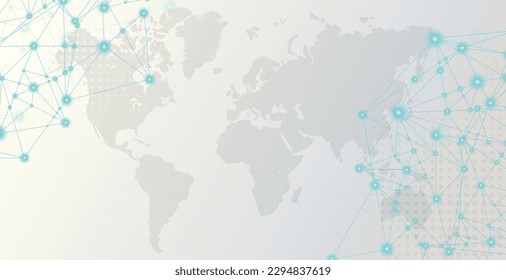 Network background. Global network connection. Worldwide Connection. Internet connection.  Global computer networks. Worldwide Internet technology 