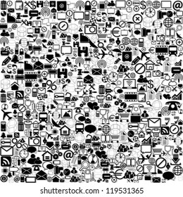 Network background, vector