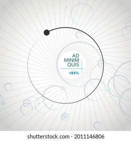 Network Background. Vector connected circles and dots. Technology and communication business design
