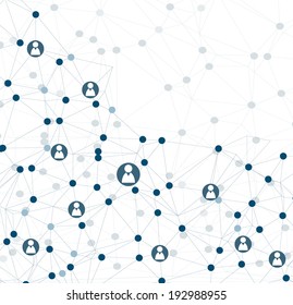 Network Background Vector Illustration Stock Vector (Royalty Free ...