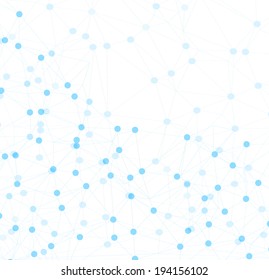 Network background, vector illustration