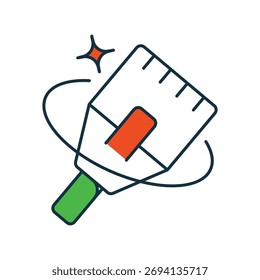 Ícone de cabo de rede com ilustração de estoque de vetor de fundo branco