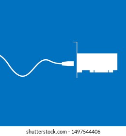 network card, Icon vector art