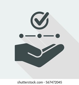 Network check - Minimal vector icon